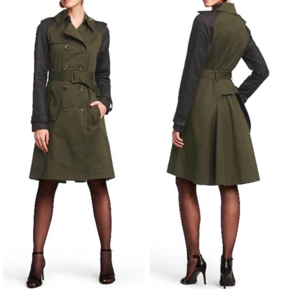 Altuzarra x Target Olive and Black trench coat